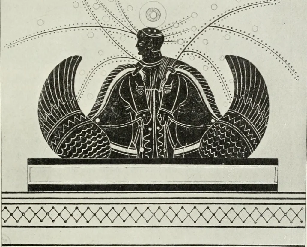 An illustration from Nouvelle mythologie illustrée, 1920, leaf 134