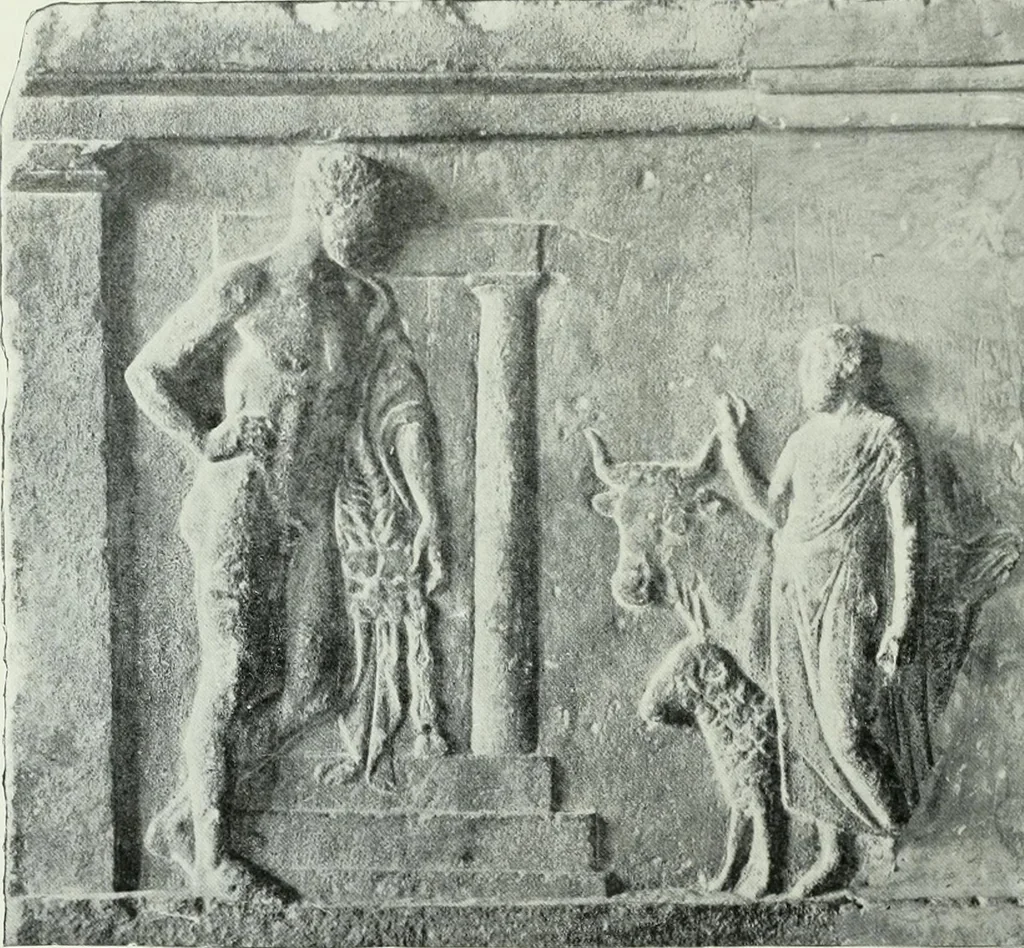 An illustration from Nouvelle mythologie illustrée, 1920, leaf 139