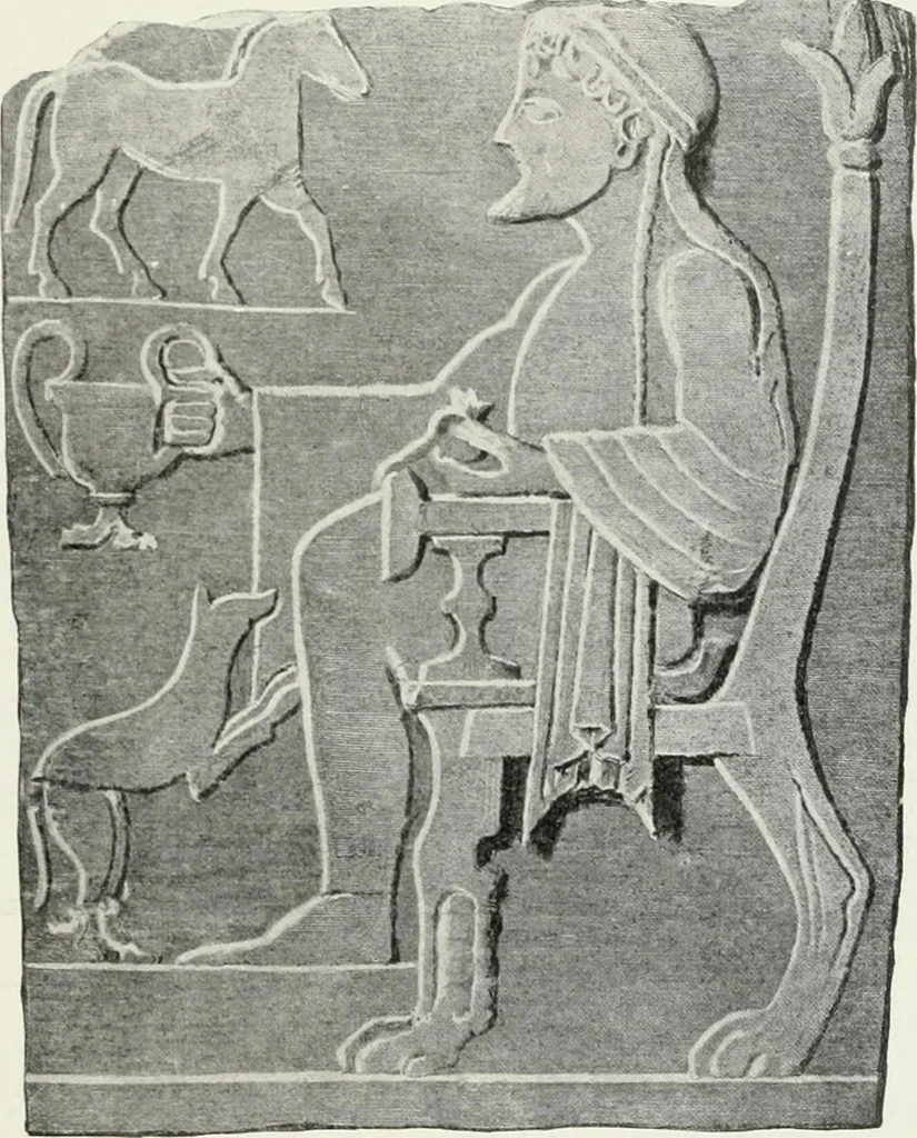 An illustration from Nouvelle mythologie illustrée, 1920, leaf 154