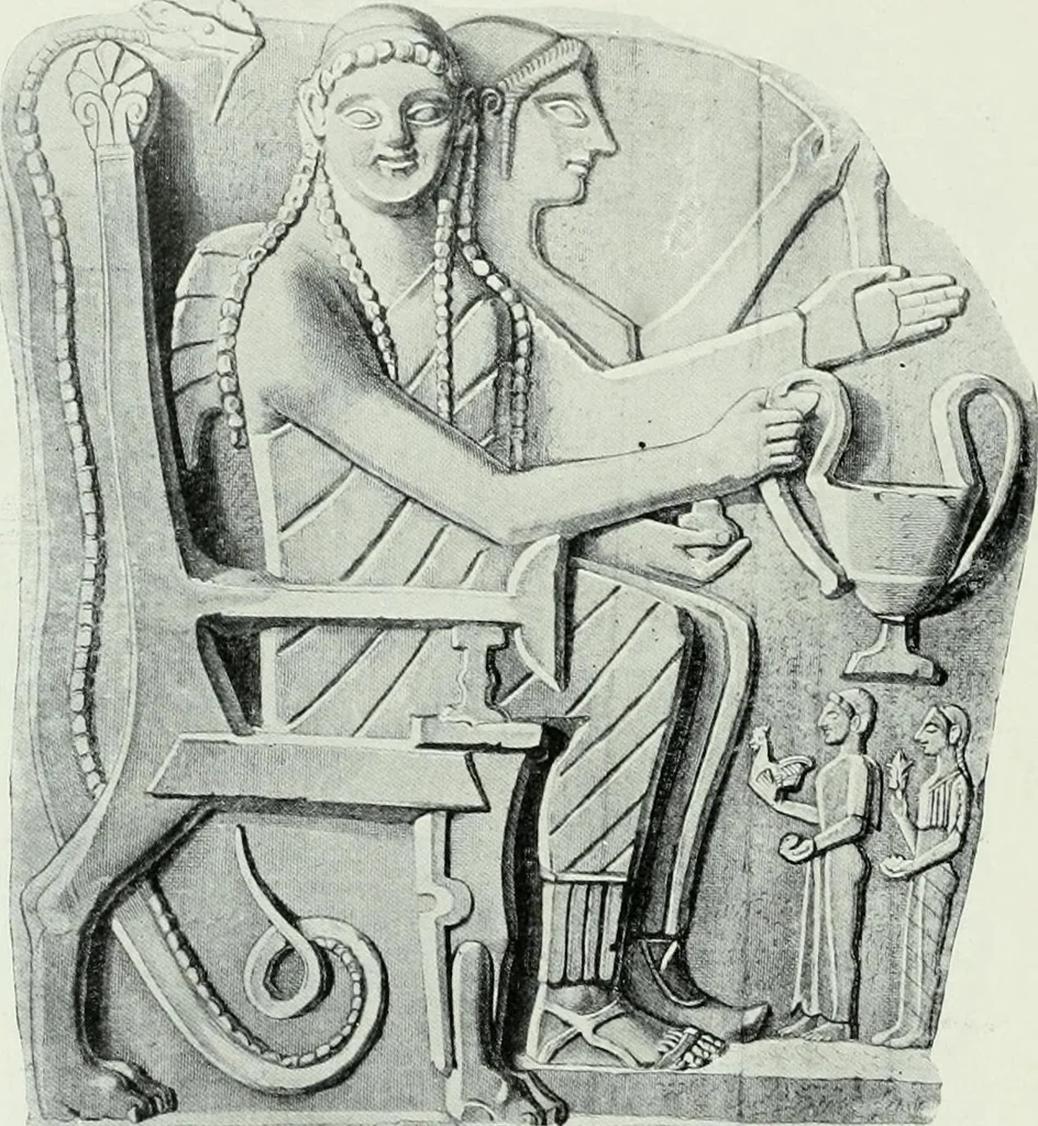 An illustration from Nouvelle mythologie illustrée, 1920, leaf 155