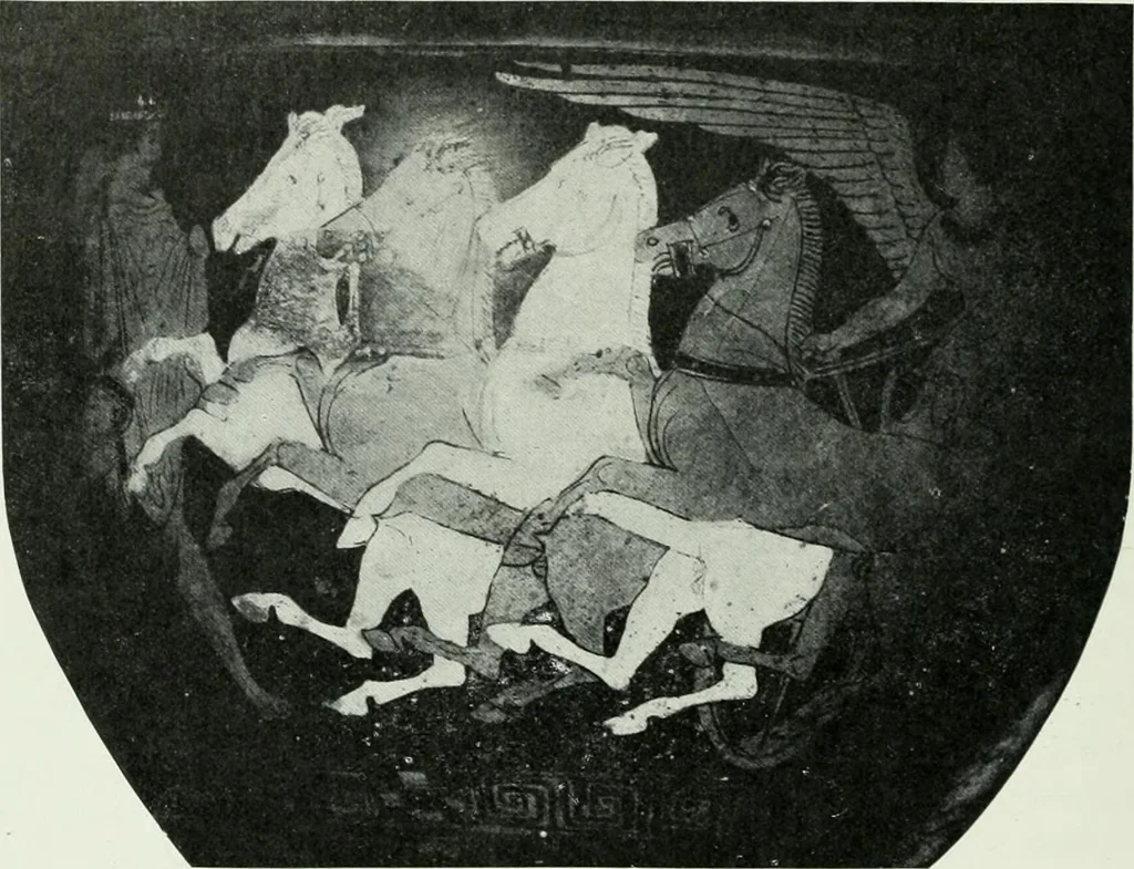 An illustration from Nouvelle mythologie illustrée, 1920, leaf 157