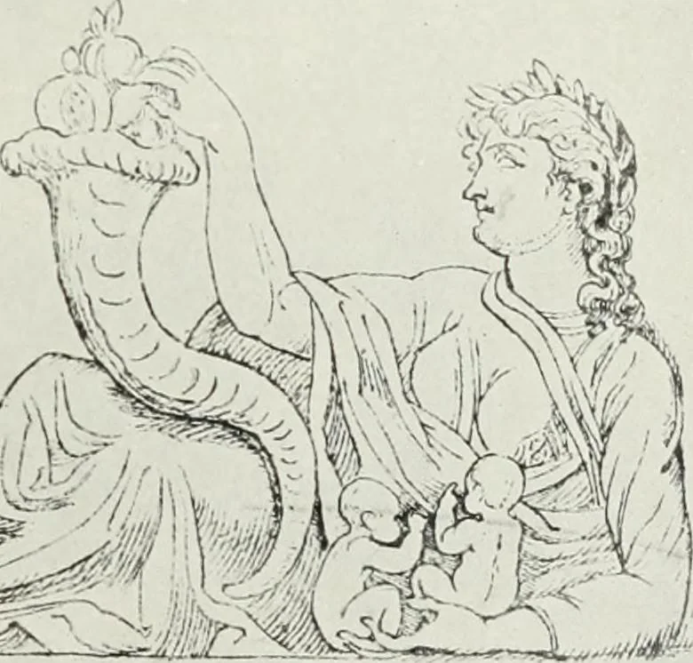 An illustration from Nouvelle mythologie illustrée, 1920, leaf 16