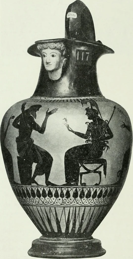 An illustration from Nouvelle mythologie illustrée, 1920, leaf 161