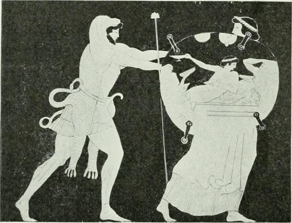 An illustration from Nouvelle mythologie illustrée, 1920, leaf 169