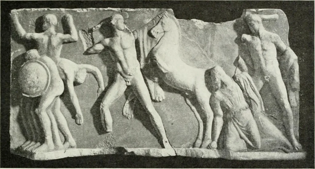An illustration from Nouvelle mythologie illustrée, 1920, leaf 170