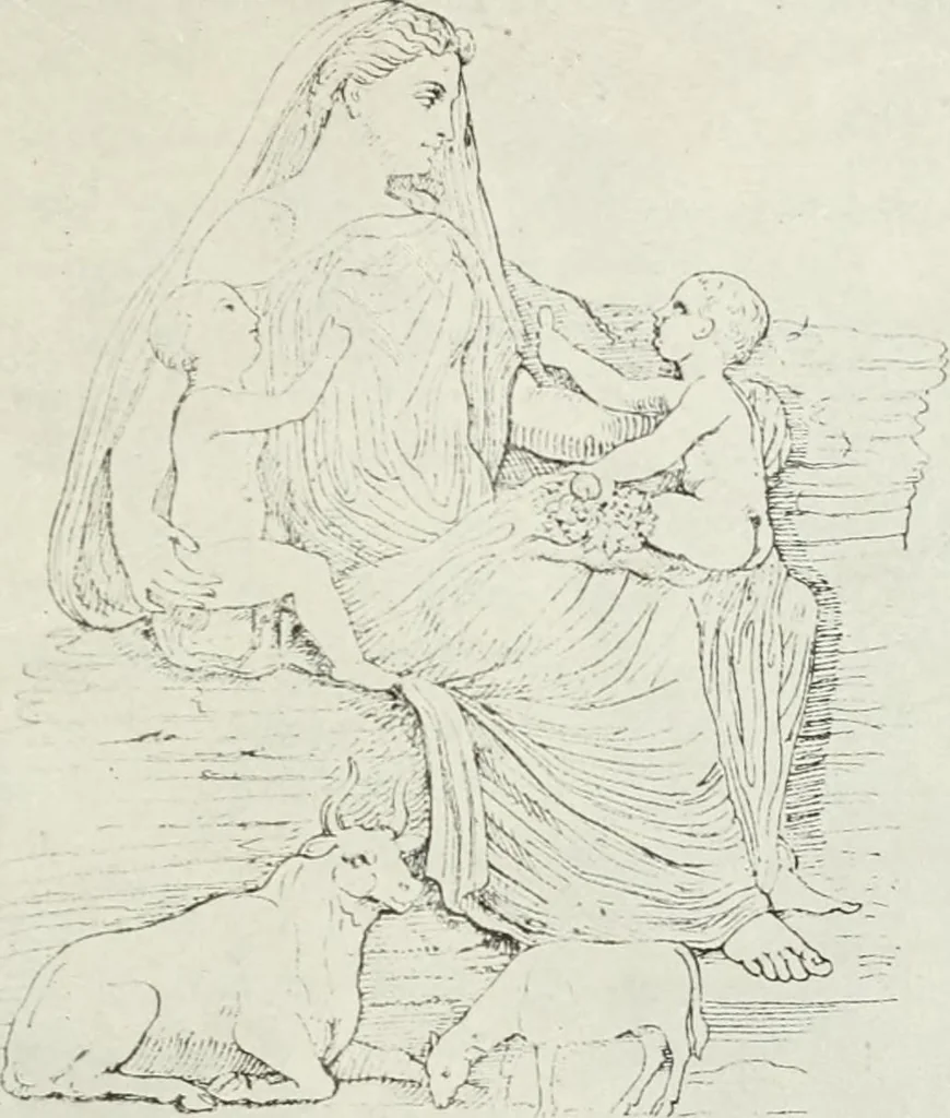 An illustration from Nouvelle mythologie illustrée, 1920, leaf 18