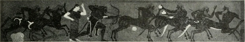 An illustration from Nouvelle mythologie illustrée, 1920, leaf 180
