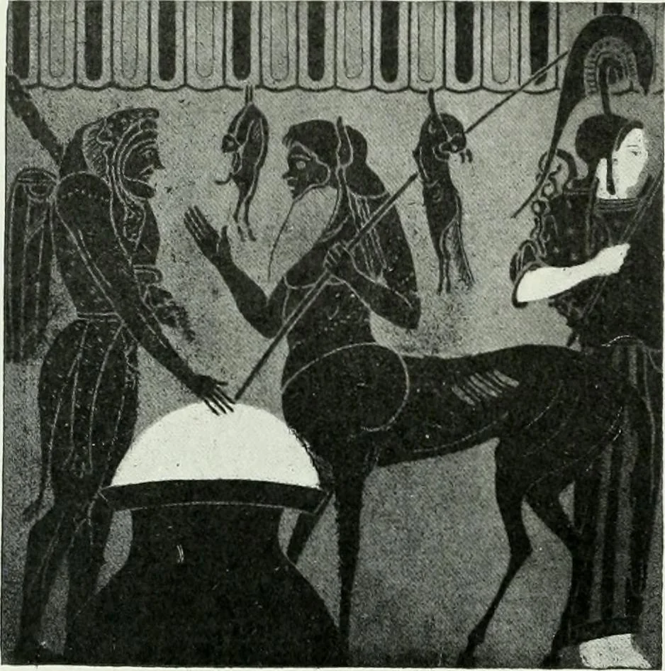 An illustration from Nouvelle mythologie illustrée, 1920, leaf 181