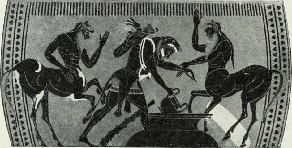 An illustration from Nouvelle mythologie illustrée, 1920, leaf 185
