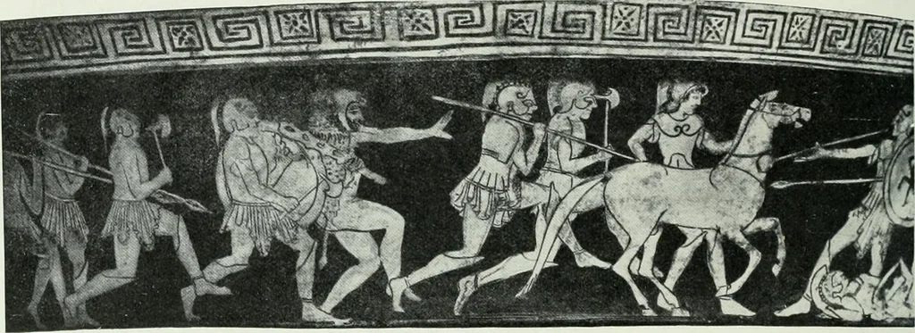 An illustration from Nouvelle mythologie illustrée, 1920, leaf 197