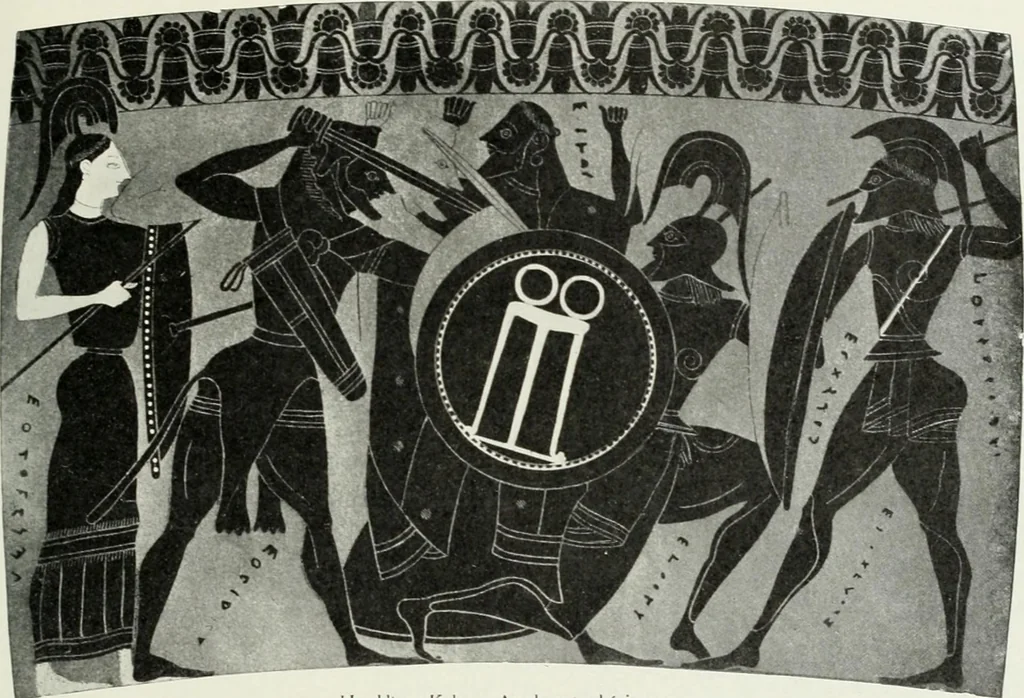 An illustration from Nouvelle mythologie illustrée, 1920, leaf 206