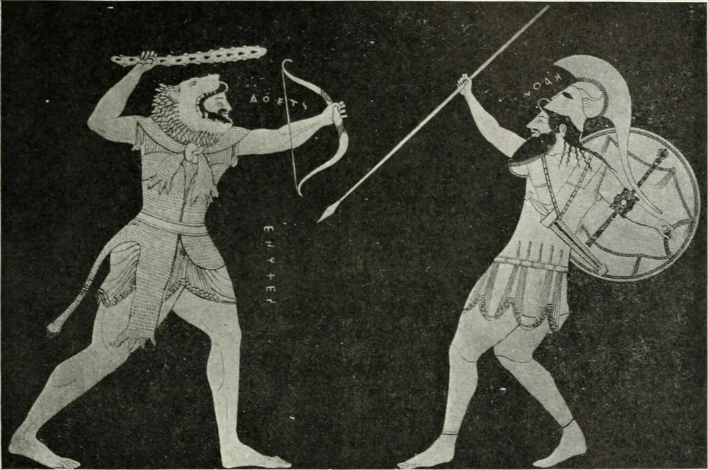 An illustration from Nouvelle mythologie illustrée, 1920, leaf 208