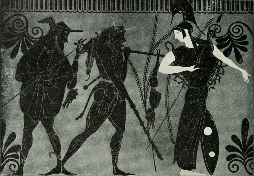An illustration from Nouvelle mythologie illustrée, 1920, leaf 215