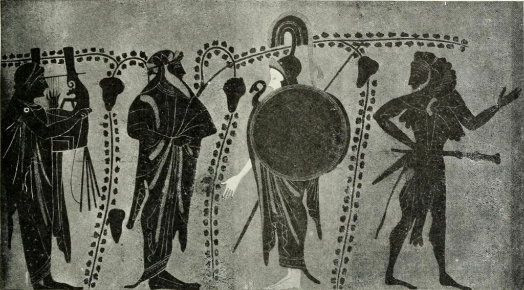 An illustration from Nouvelle mythologie illustrée, 1920, leaf 218