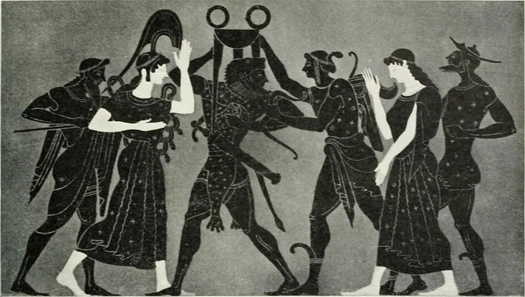 An illustration from Nouvelle mythologie illustrée, 1920, leaf 226