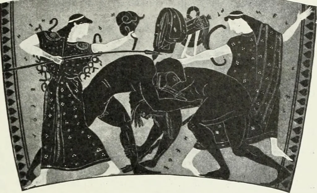 An illustration from Nouvelle mythologie illustrée, 1920, leaf 236