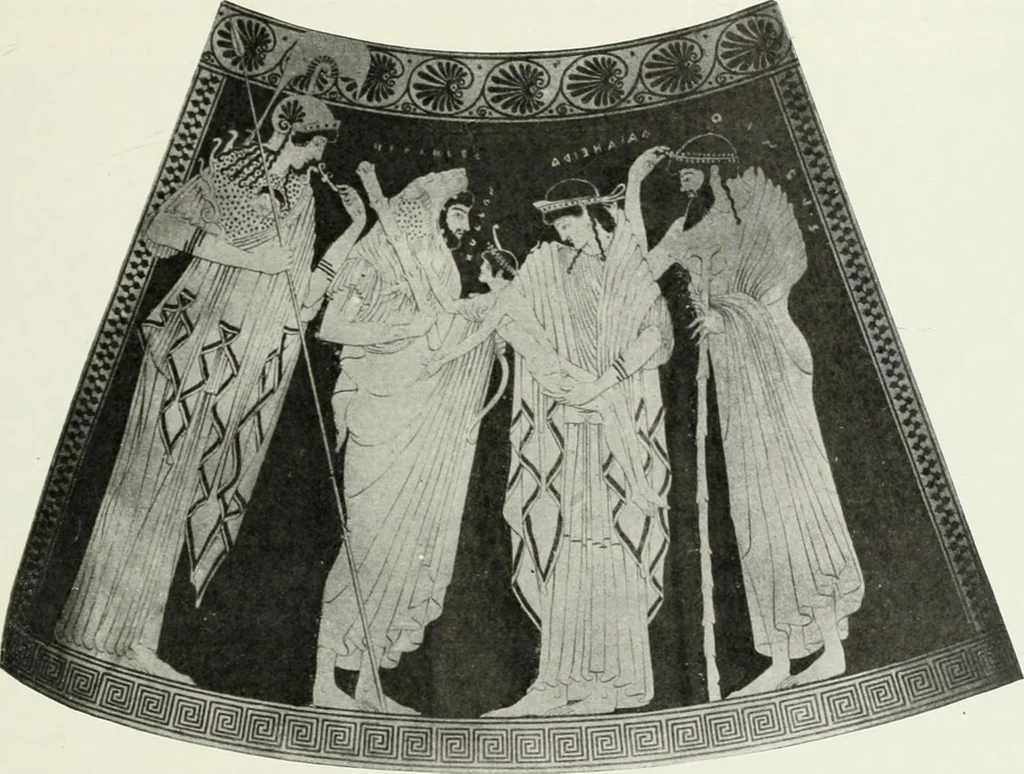 An illustration from Nouvelle mythologie illustrée, 1920, leaf 238