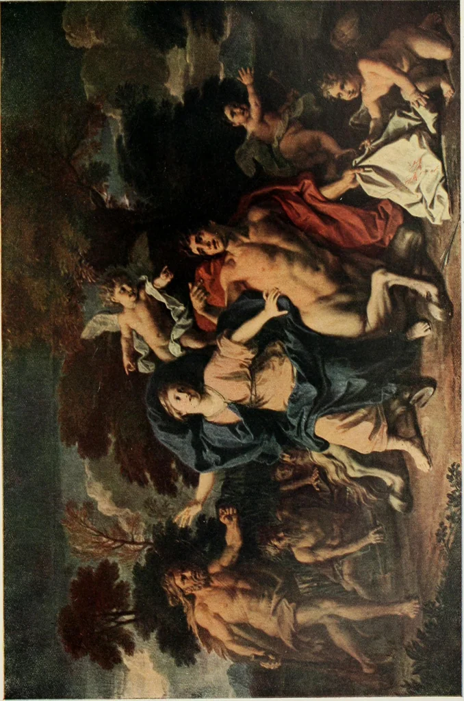 An illustration from Nouvelle mythologie illustrée, 1920, leaf 242