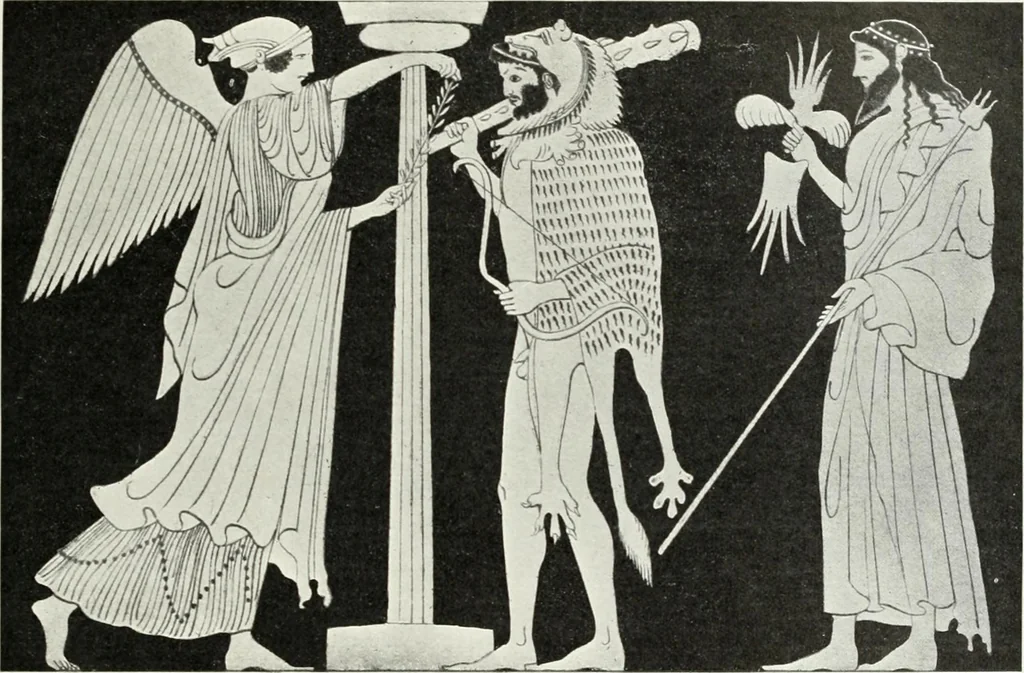 An illustration from Nouvelle mythologie illustrée, 1920, leaf 244
