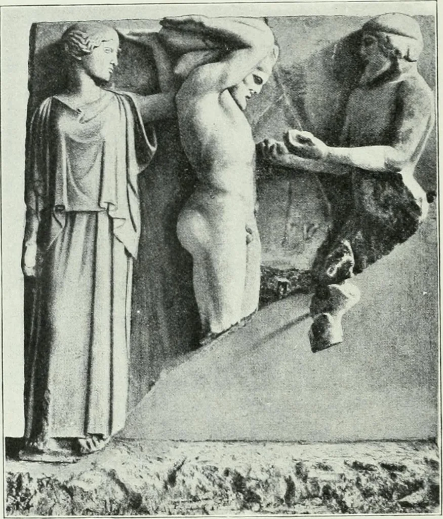 An illustration from Nouvelle mythologie illustrée, 1920, leaf 245