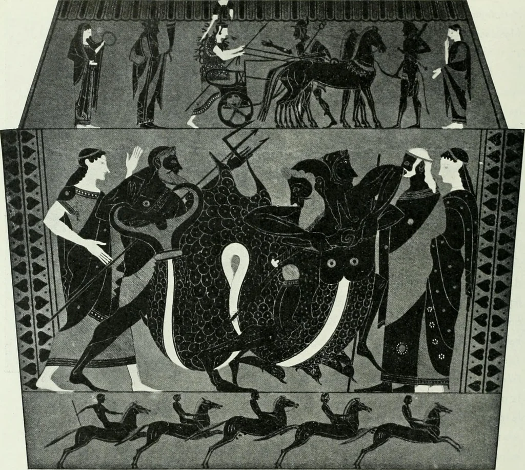 An illustration from Nouvelle mythologie illustrée, 1920, leaf 249