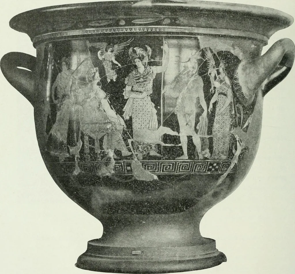 An illustration from Nouvelle mythologie illustrée, 1920, leaf 257