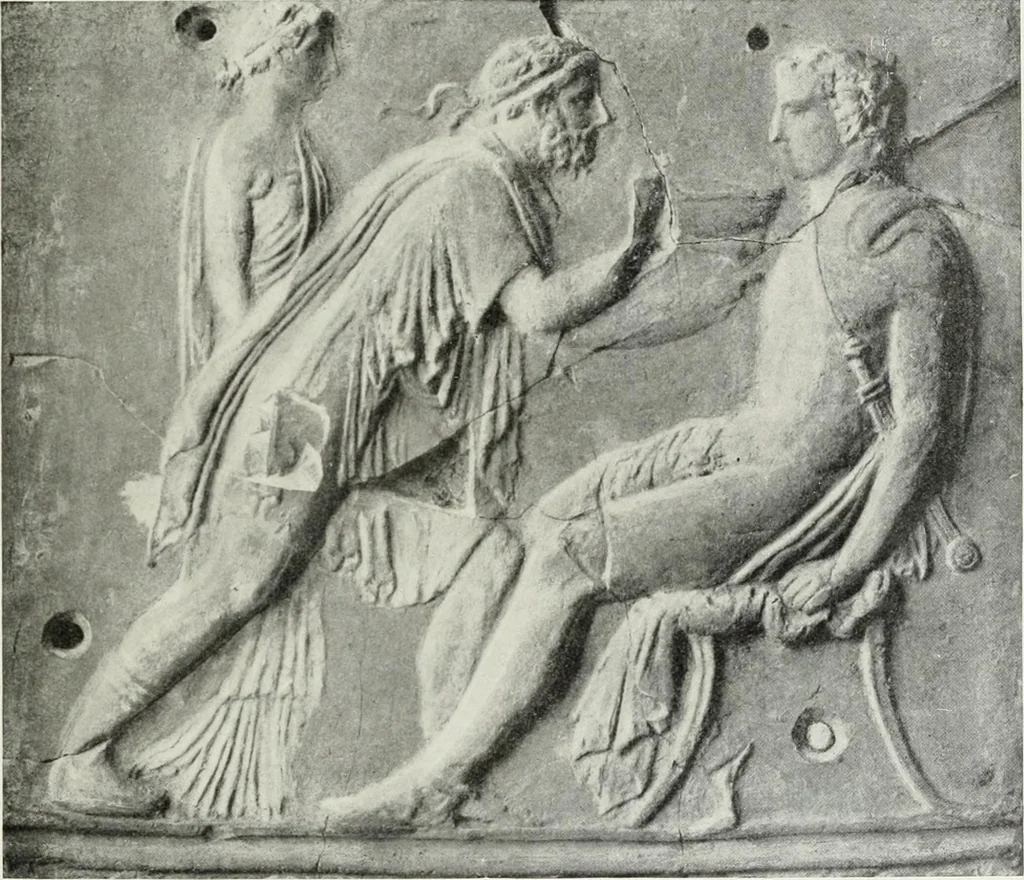 An illustration from Nouvelle mythologie illustrée, 1920, leaf 260