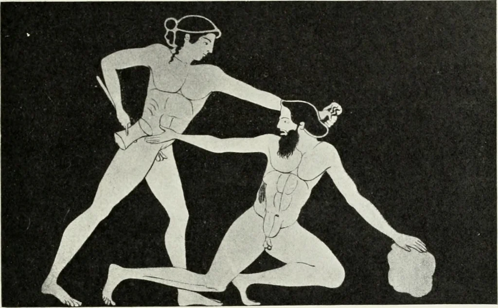 An illustration from Nouvelle mythologie illustrée, 1920, leaf 264