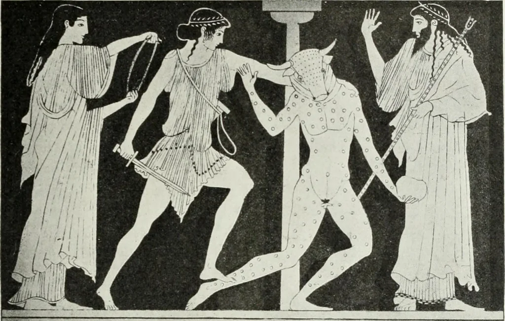 An illustration from Nouvelle mythologie illustrée, 1920, leaf 270