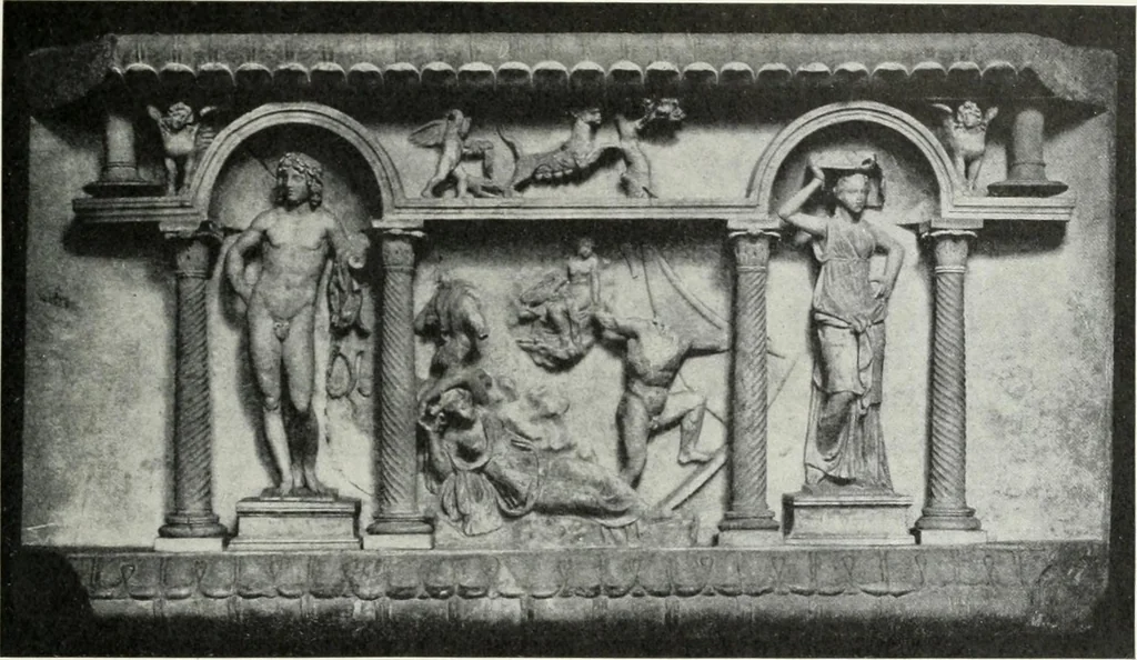 An illustration from Nouvelle mythologie illustrée, 1920, leaf 274