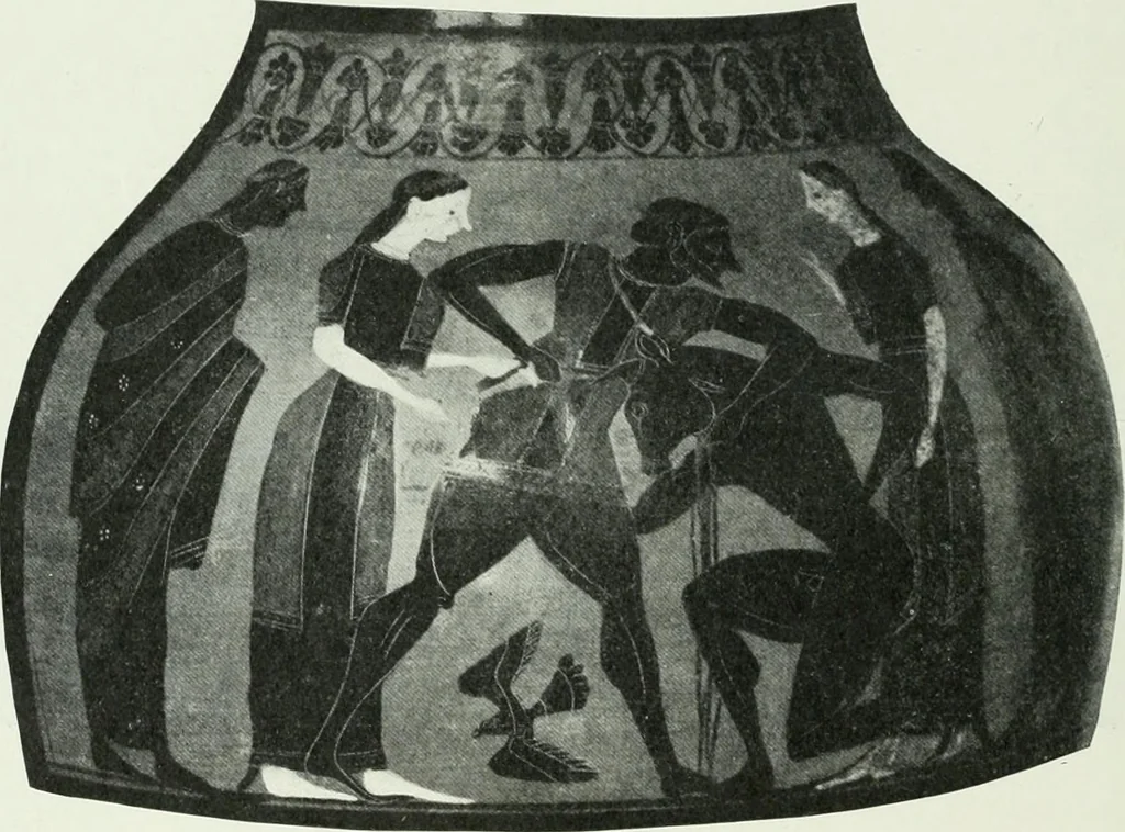 An illustration from Nouvelle mythologie illustrée, 1920, leaf 275
