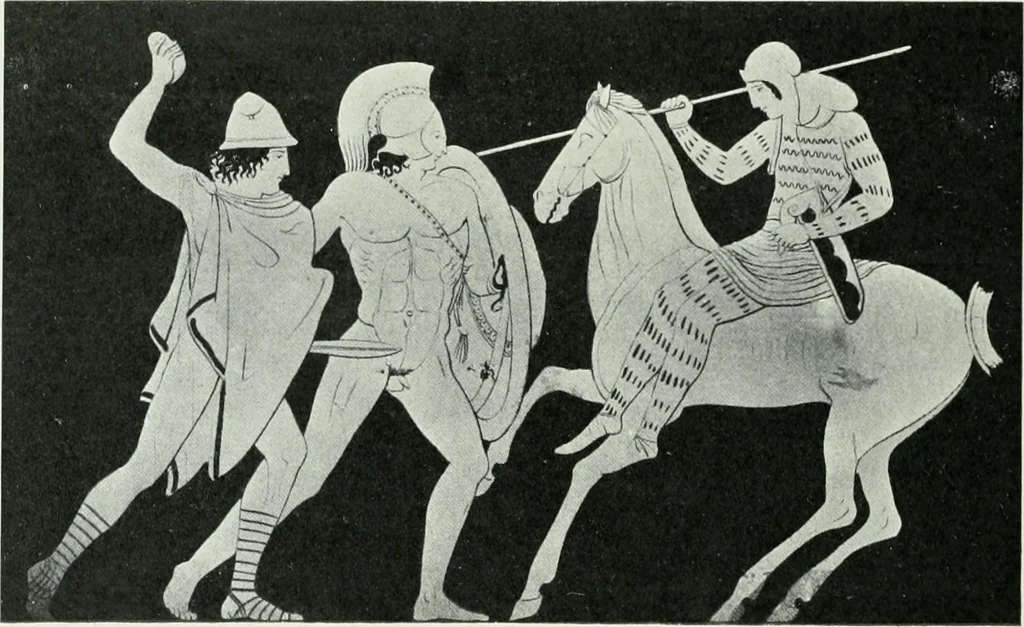 An illustration from Nouvelle mythologie illustrée, 1920, leaf 277