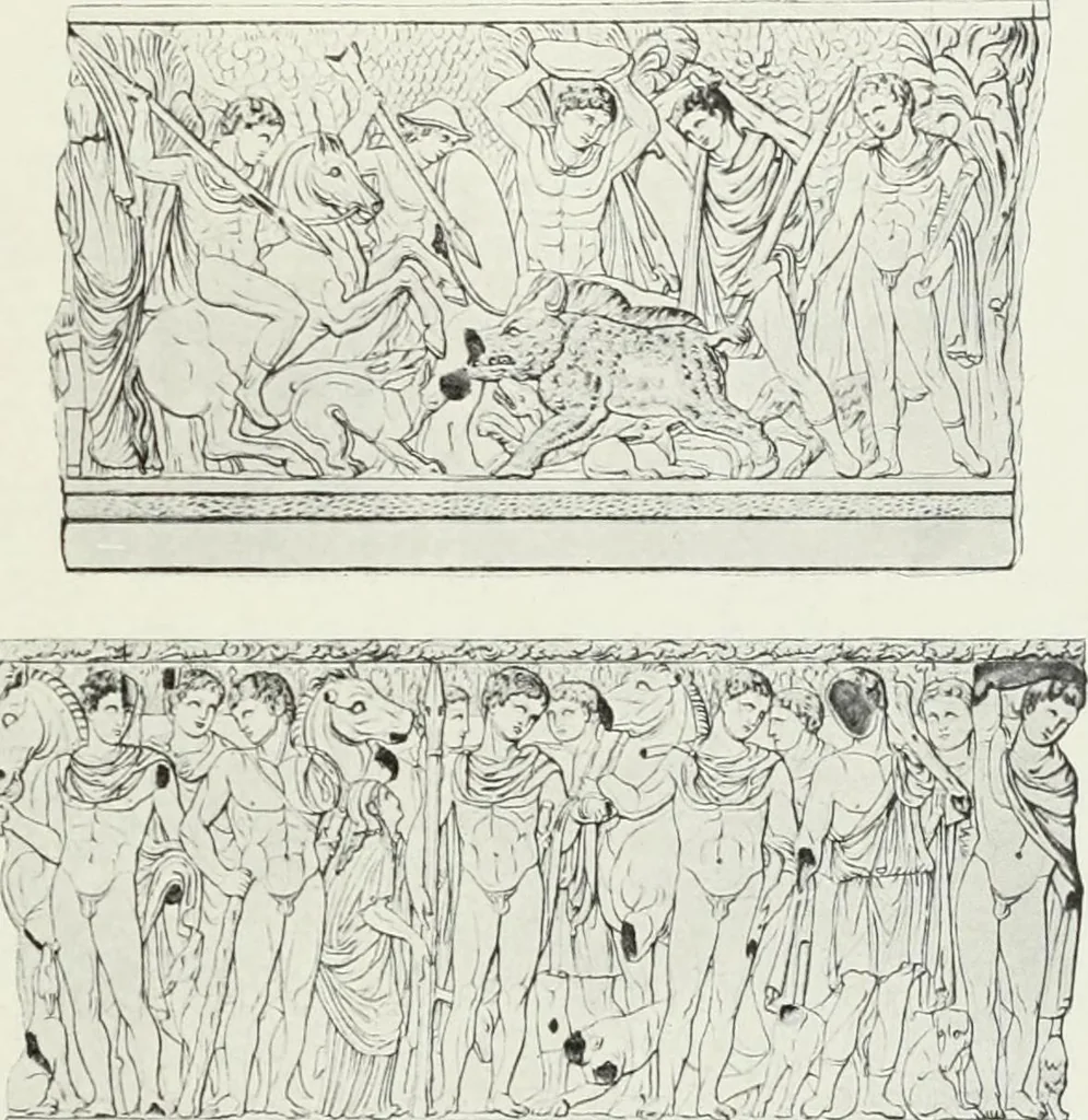 An illustration from Nouvelle mythologie illustrée, 1920, leaf 278