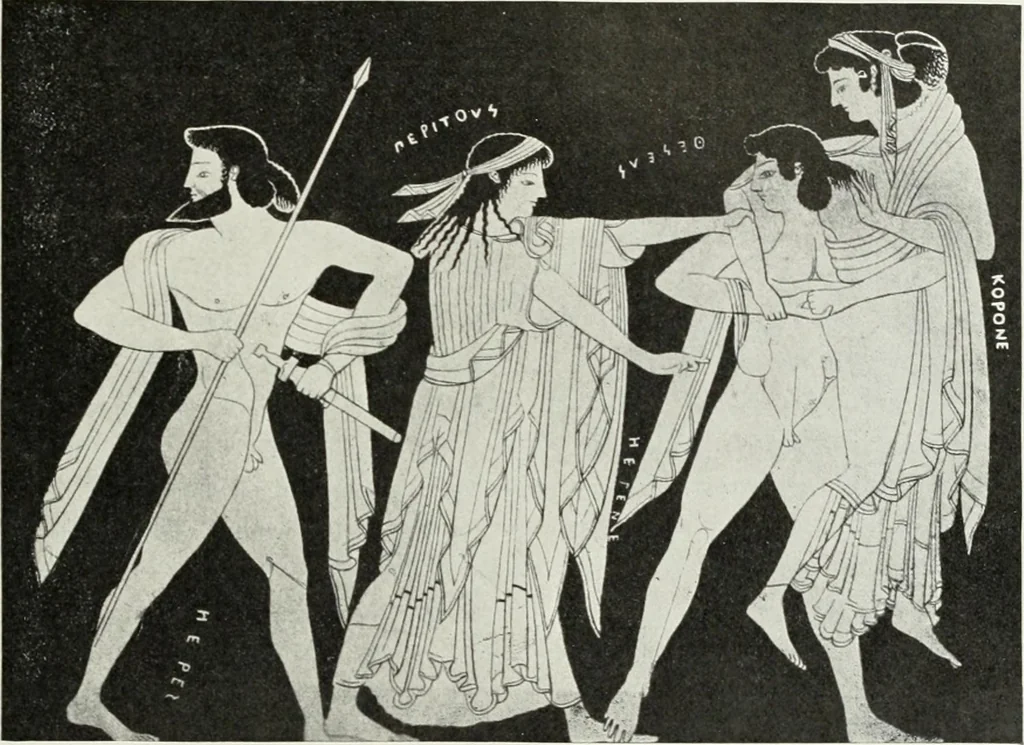 An illustration from Nouvelle mythologie illustrée, 1920, leaf 286
