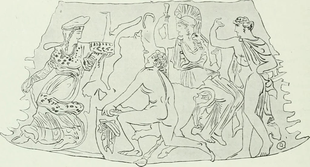 An illustration from Nouvelle mythologie illustrée, 1920, leaf 289