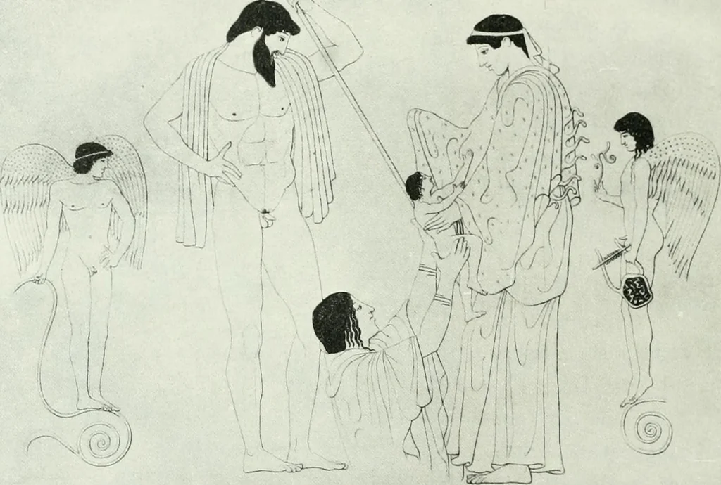 An illustration from Nouvelle mythologie illustrée, 1920, leaf 295