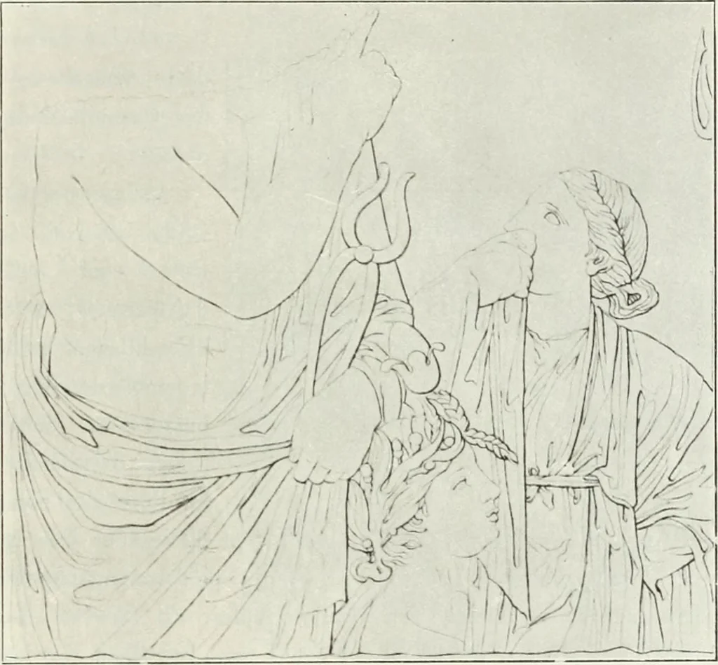 An illustration from Nouvelle mythologie illustrée, 1920, leaf 296