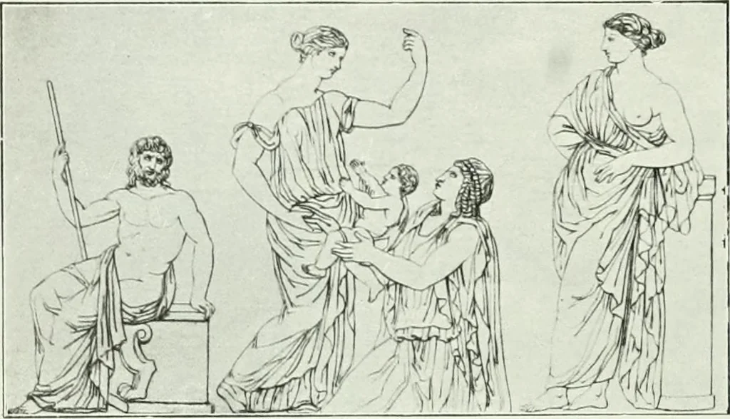 An illustration from Nouvelle mythologie illustrée, 1920, leaf 297