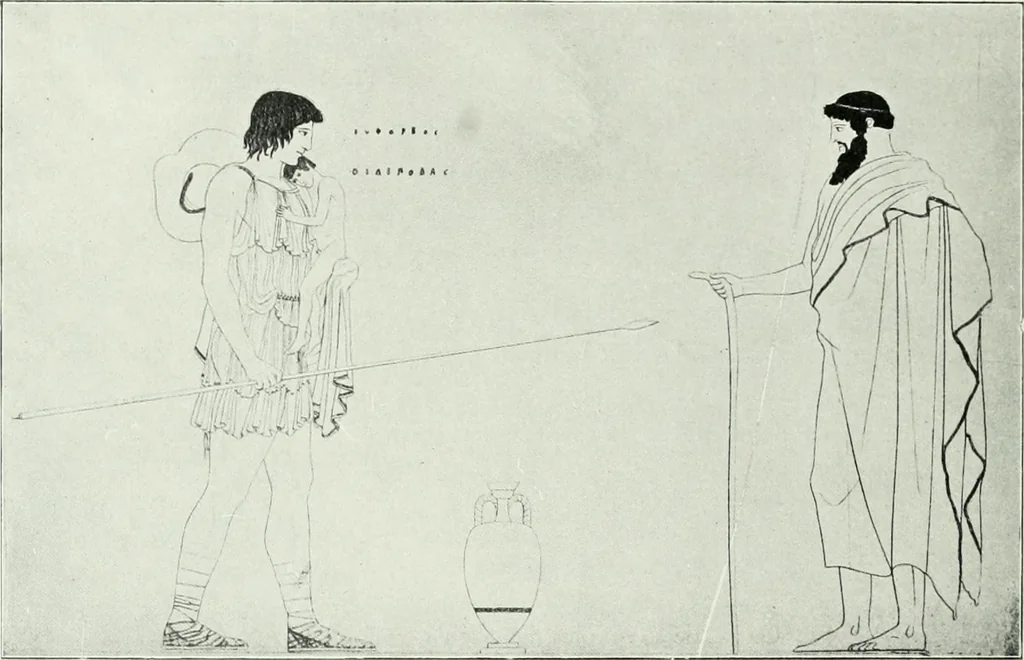 An illustration from Nouvelle mythologie illustrée, 1920, leaf 315
