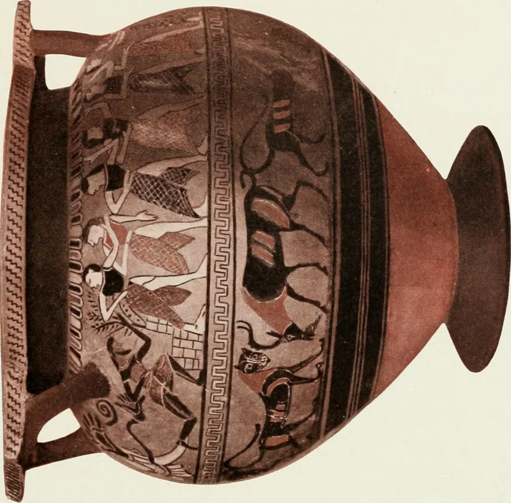 An illustration from Nouvelle mythologie illustrée, 1920, leaf 340