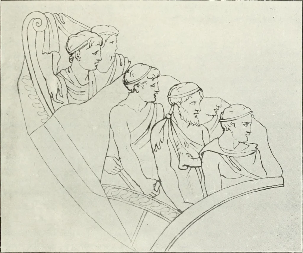 An illustration from Nouvelle mythologie illustrée, 1920, leaf 342