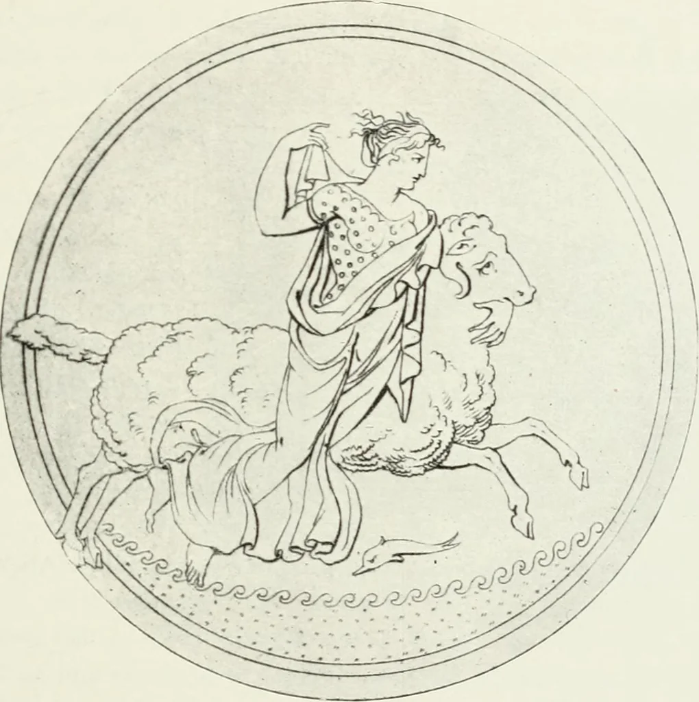 An illustration from Nouvelle mythologie illustrée, 1920, leaf 344