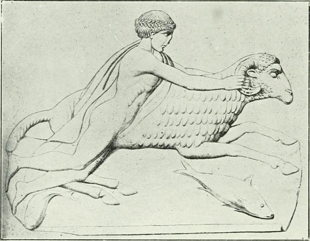 An illustration from Nouvelle mythologie illustrée, 1920, leaf 345