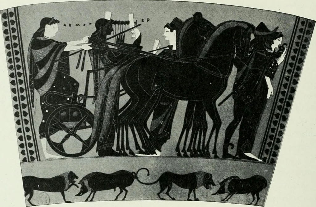 An illustration from Nouvelle mythologie illustrée, 1920, leaf 35