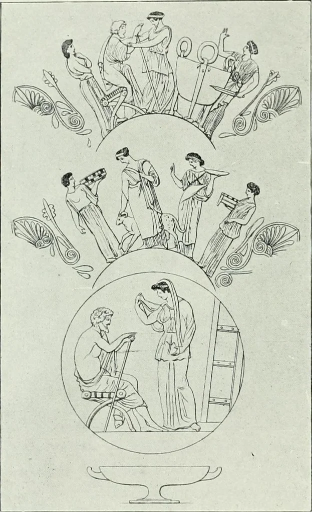 An illustration from Nouvelle mythologie illustrée, 1920, leaf 359