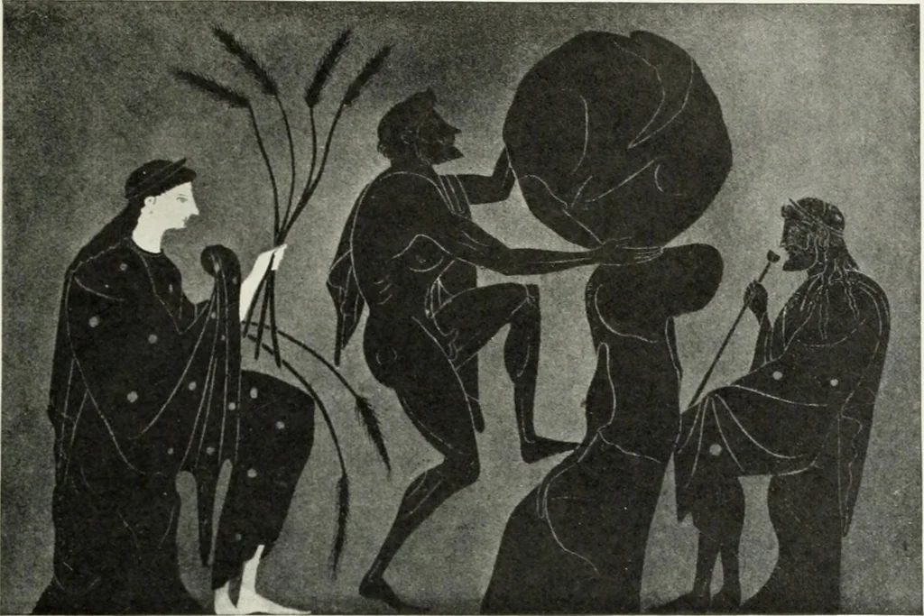 An illustration from Nouvelle mythologie illustrée, 1920, leaf 366