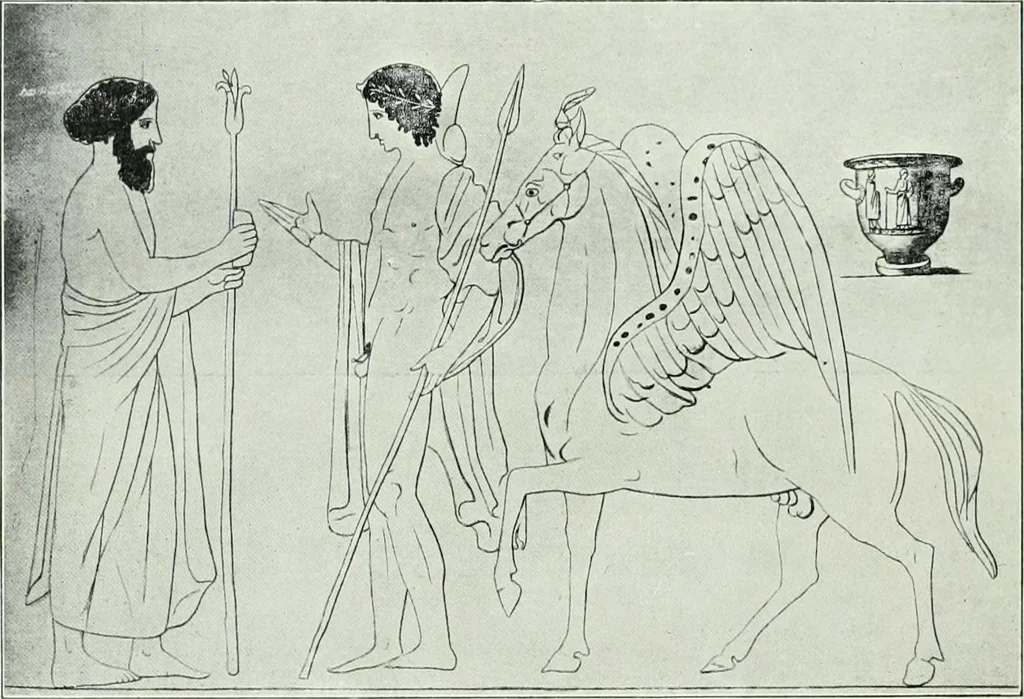An illustration from Nouvelle mythologie illustrée, 1920, leaf 367