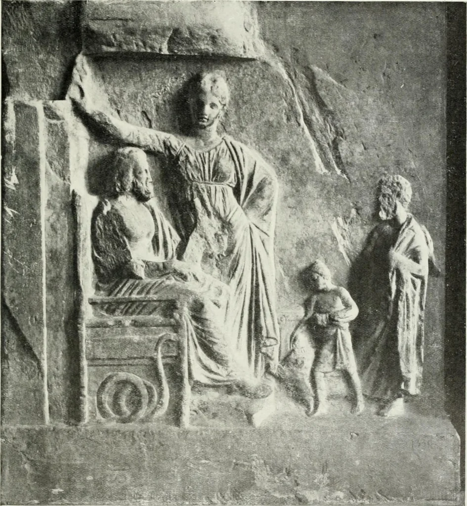 An illustration from Nouvelle mythologie illustrée, 1920, leaf 378
