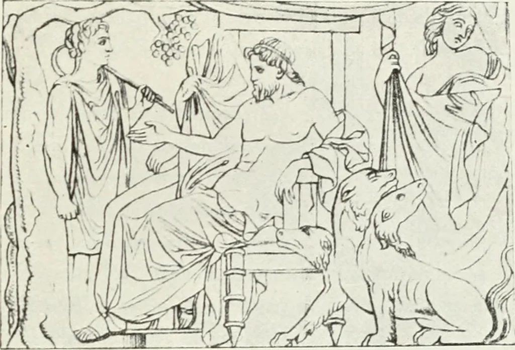 An illustration from Nouvelle mythologie illustrée, 1920, leaf 38