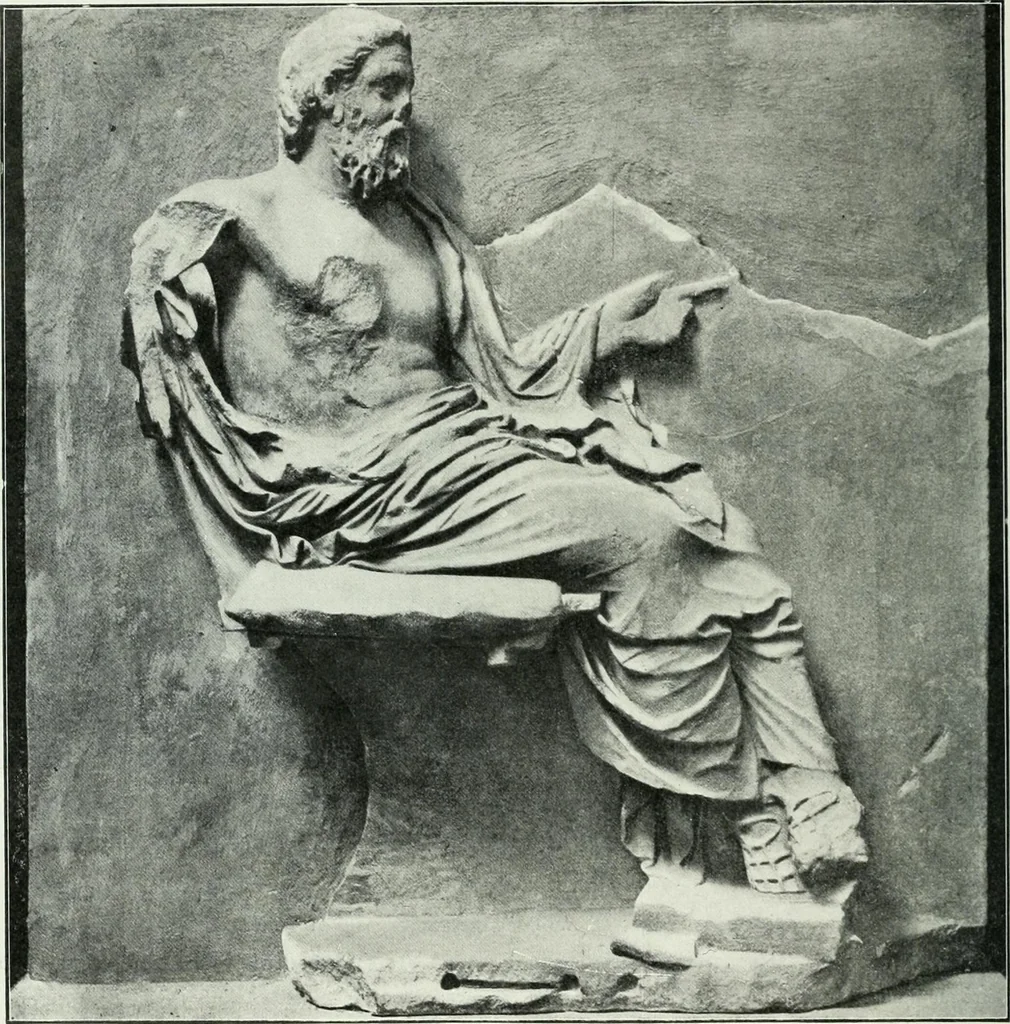 An illustration from Nouvelle mythologie illustrée, 1920, leaf 383
